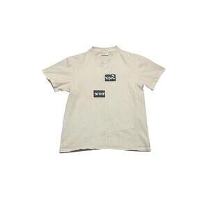 Supreme × Comme Des Garcons Split Box Logo Shirt White Small